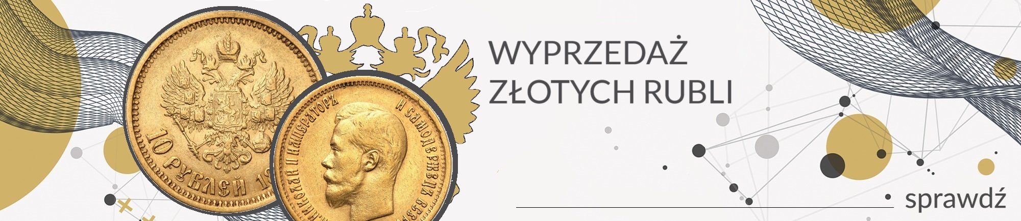 wyprzedaż złotych rubli