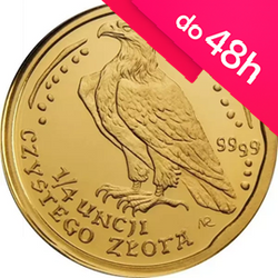 Moneta złota  Orzeł Bielik 100 zł 1/4 oz (48h)