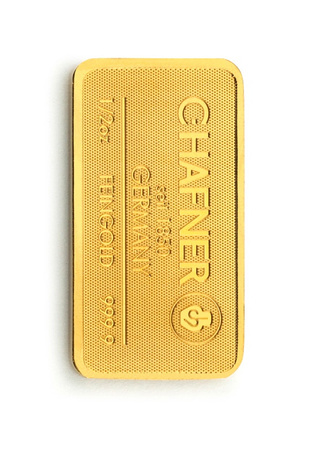 Sztabka złota CertiCard  1/2 oz (48h)