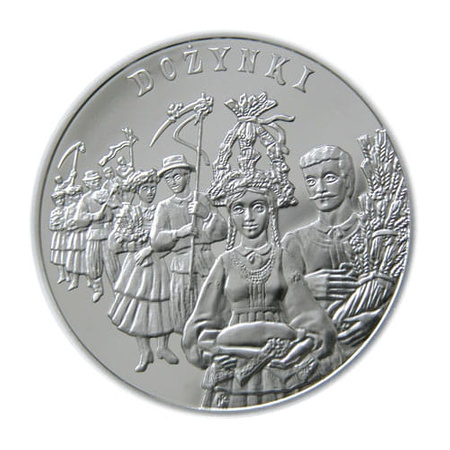 Moneta srebrna 20 zł - DOŻYNKI - 2004 (48h)