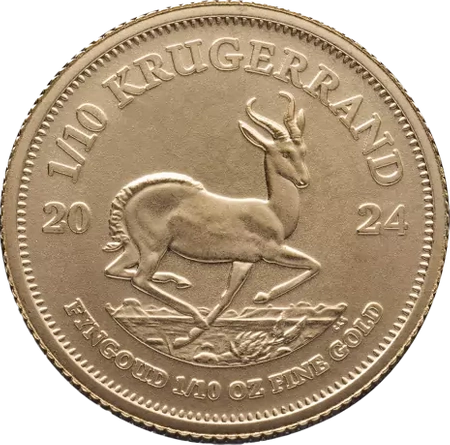 Złota moneta Krugerrand 2025 1/10 oz (24h)