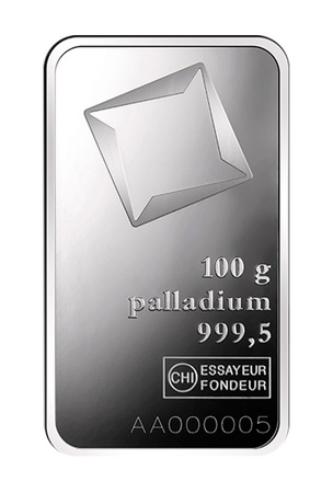 Sztabka palladu LBMA 100 g (48h)