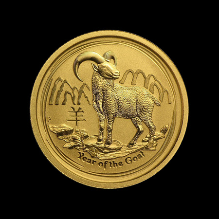 Moneta złota Rok Kozy 2014 1/4 oz (48h)