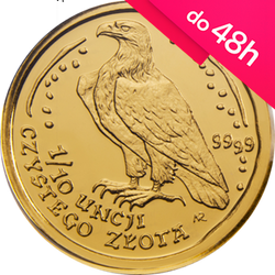 Moneta złota Orzeł Bielik 50 zł 1/10 oz (48h)