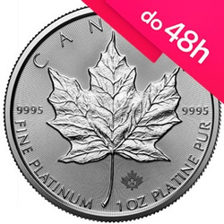 Moneta platynowa Kanadyjski Liść Klonowy 2024 1 oz (48h)