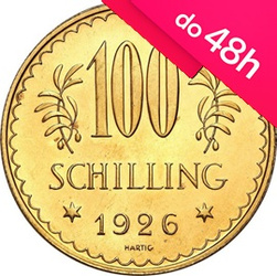 Moneta złota 100 szylingów austriackich (48h)