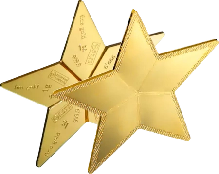 Combistar -  5 x złota sztabka 1 g (48h)