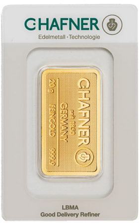 Sztabka złota CertiCard 20 g (48h) 