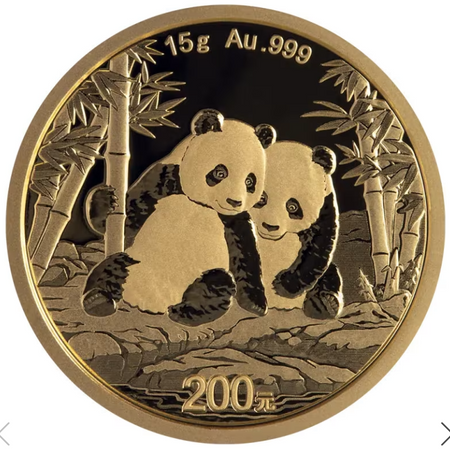 Złota moneta Chińska Panda 2026 15 g (24h)
