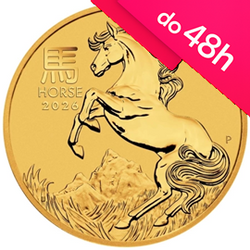 Moneta złota LUNAR III Rok Konia 2026 10 oz (48h)