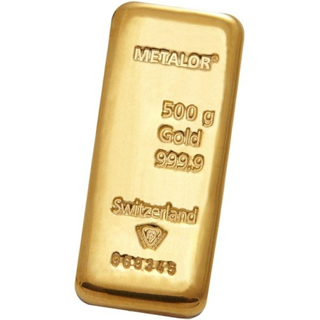 Sztabka złota LBMA 500 g (48h)