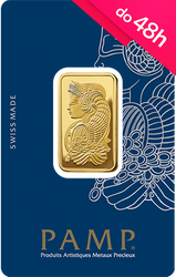 Sztabka złota PAMP 20 g (48h)