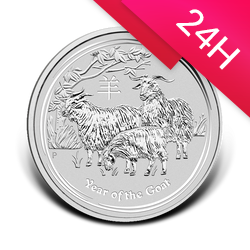 Srebrna moneta rok Kozy 2015 1kg (24h)