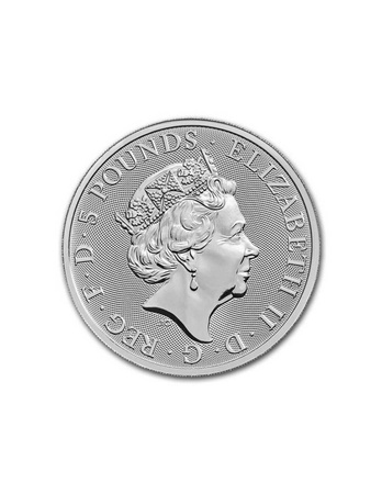 Srebrna moneta z serii Bestie Królowej: UNICORN OF SCOTLAND 2018 2 oz (24h)