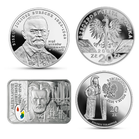 Moneta srebrna 20zł NBP losowa pr.925 28,28 g (48h)