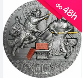 Moneta srebrna 5$ JING KE - SŁYNNE ZAMACHY (48h)