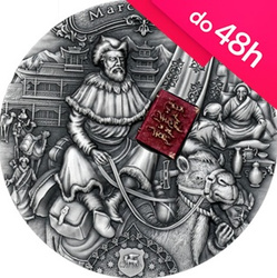 Moneta srebrna 5$ MARCO POLO - SŁYNNI ODKRYWCY (48h)