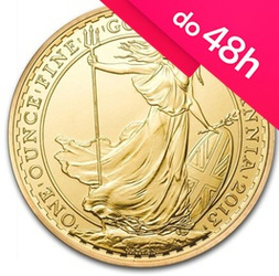 Moneta złota Britannia 1 oz (48h)