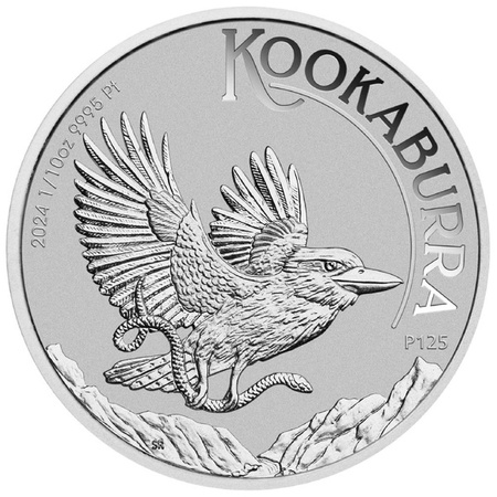  Platynowa moneta Kookaburra 2024 1/10 oz (24h)