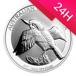 Srebrna moneta Kookaburra 2011 1 kg (24h)