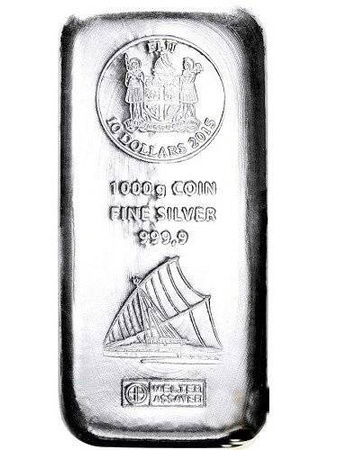 Sztabka srebra 1 kg LBMA (48h)