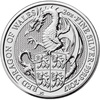 Srebrna moneta z serii Bestie Królowej: RED DRAGON OF WALES 2 oz (24h)