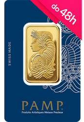 Sztabka złota PAMP 50 g (48h)