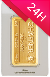 Sztabka złota CertiCard 50 g (24h)