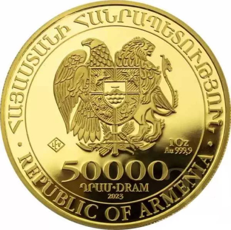 Moneta złota Arka Noego 1 oz 2021 (48h)