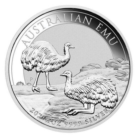 Srebrna moneta Australijski Emu 2020 1 oz (24h)