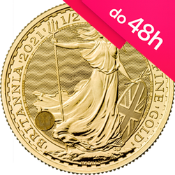Moneta złota  Britannia 1/2 oz (48h)