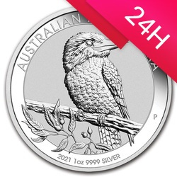 Moneta srebrna Kookaburra 1 oz 2021 (24h)