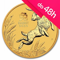 Moneta złota z Serii Lunar III - Rok Królika 2023 1/4 oz (48h)