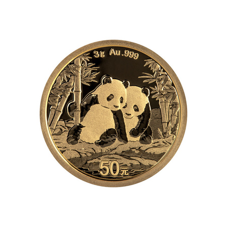 Moneta złota Chińska Panda 2026 3 g (48h)