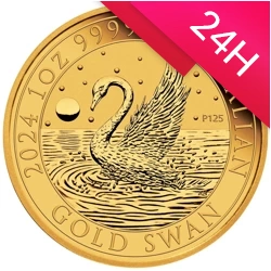 Moneta złota Łabędź 2024 1oz (48h)