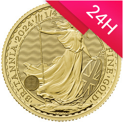 Złota moneta Britannia 2025/2026 1/4 oz (24h)