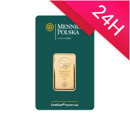 Sztabka złota Mennica Polska 50 g (24h)