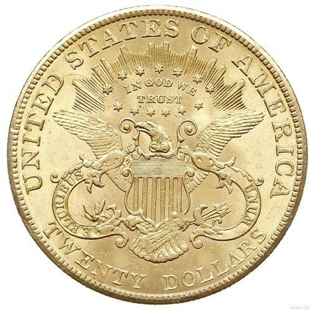 Moneta złota 20 dolarów "Liberty Head" (48h)