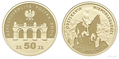 Moneta złota 50zł NBP (3,1g pr 999,9)