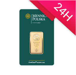 Sztabka złota Mennica Polska 100 g (24h)