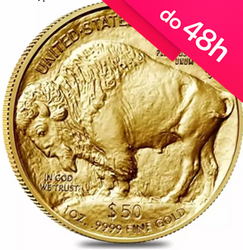 Moneta złota Amerykański Bizon 1 oz (48h)