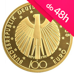 Moneta złota 100 EURO 1/2 oz (24h)