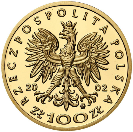 Złota moneta NBP Kazimierz III Wielki 100 zł 8 g (24h)