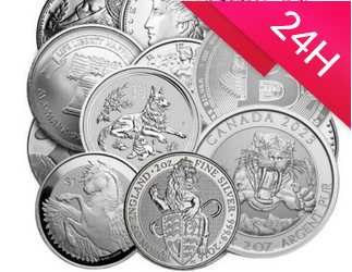 Sztabka / moneta srebrna 2 oz (48h)