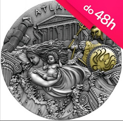 Moneta srebrna 5$ ATLANTYDA - LEGENDARNE KRAINY (48h)