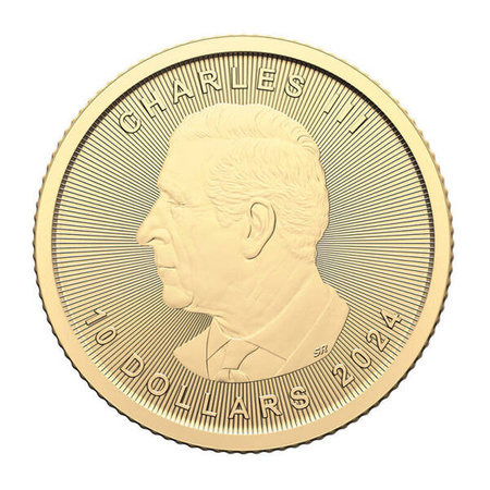 Moneta złota Kanadyjski Liść Klonowy 2025 1/4 oz (48h) 