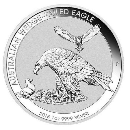 Srebrna moneta Australijski Orzeł/Wedge-Tailed Eagle 2018 1 oz