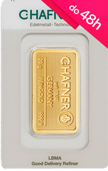 Sztabka złota CertiCard 20 g (48h)