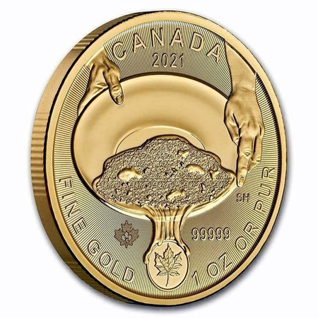 Złota moneta Canada Klondike: Gorączka Złota 2021 1 oz (24h)