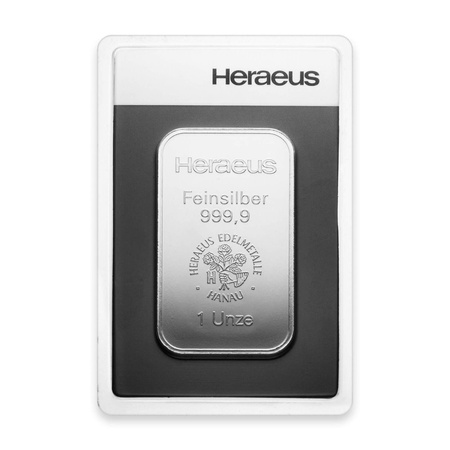 Sztabka srebra 1 oz (24h)